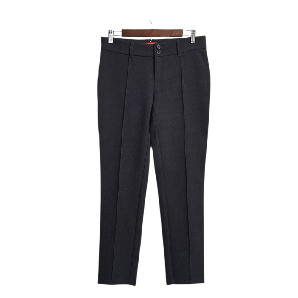Anthropologie Cartonnier Charlie Ankle Slim Fit Pants In Dark Gray Sz 4